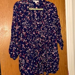 Woman’s Floral Blouse Size 1X 22/24